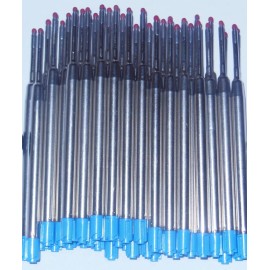6  GEL Ballpoint Refills for WATERFORD PEN, BLUE .5mm, Fine Point