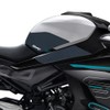 NEW Motorcycle Non-slip Side Fuel Tank Stickers Waterproof Pad Rubber