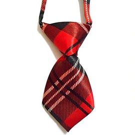 EROSPA® Tie Neck Tie Dog Cat Red / Black / White