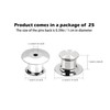 Hession Metal Pin Backs Locking Pin Keppers Clasp Nickel Plated