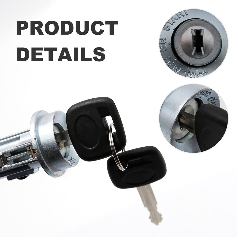 laffoonparts Door Lock & Key Ignition Barrel Set Replacement for