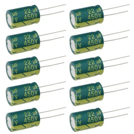 22uF 450V Capacitor FMHXG 10PCS 450V 22UF 14X21 +/-20% -40 to +105 Degree Centigrade Electrolytic Capacitors, 22uF Capacitor,450V Capacitor