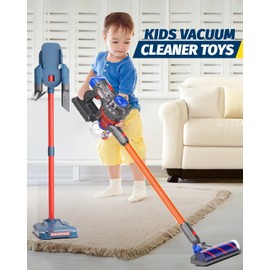 ZFSZSY Kids Vacuum That Really Works, Toddler Vacuum Toy That Works, Play Working Kids with Real Suction Pretend Cleaning Toys Cleaner Set for Toddlers