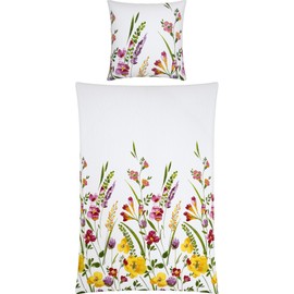 Erwin Müller 508795 Seersucker Bed Linen 135 x 200 cm (80 x 80 cm) Multi-Coloured