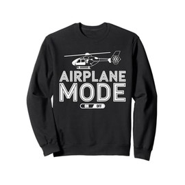 Pilot EC135 Eurocopter Helicopter Flying Gift Airplane Mode Sweatshirt