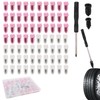 70Pcs Tyre Repair Kit Rubber Nails, Tire Repair Screws with