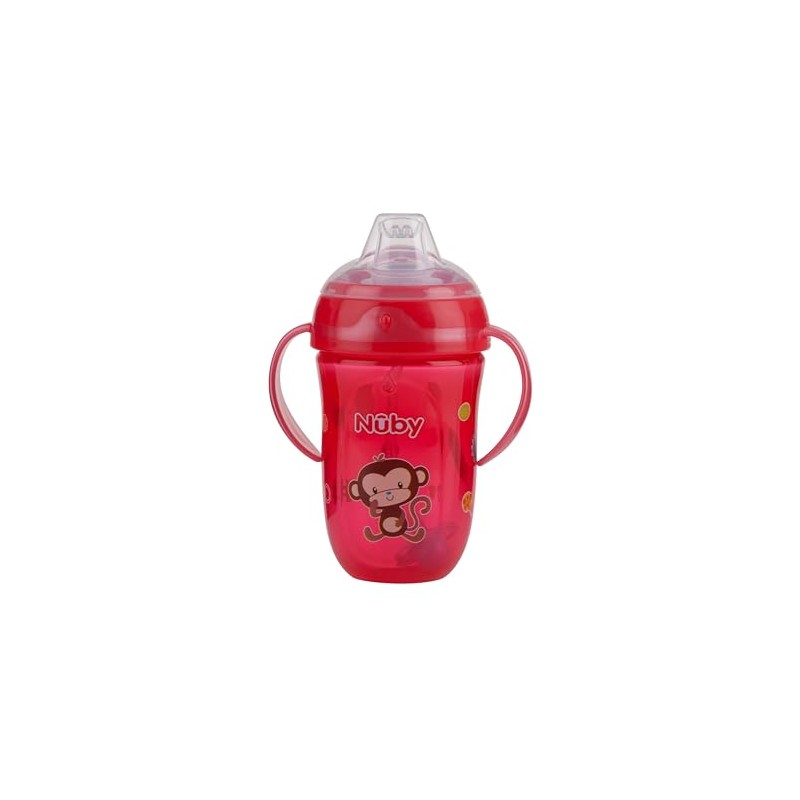 Nuby Comfort Trainer 2 Handle Cup with 360 Weighted Straw