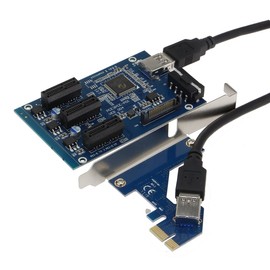 SEDNA - PCI Express 1X Slots Riser / 3 Port Multiplier