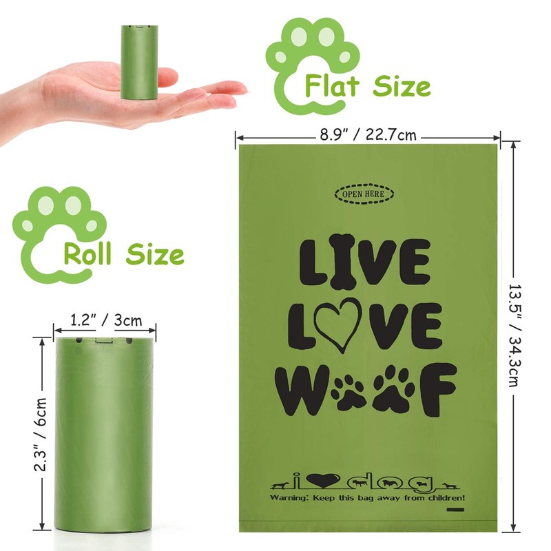 Yingdelai Dog Poop Bags: 480 Counts Dog Bags for Poop