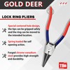 GOLD DEER Lock Ring Pliers 11" Retaining Ring Pliers Lock