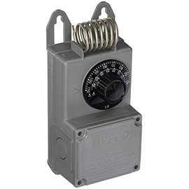 Peco TF115-001 NEMA 4X Line Voltage Thermostat, Gray