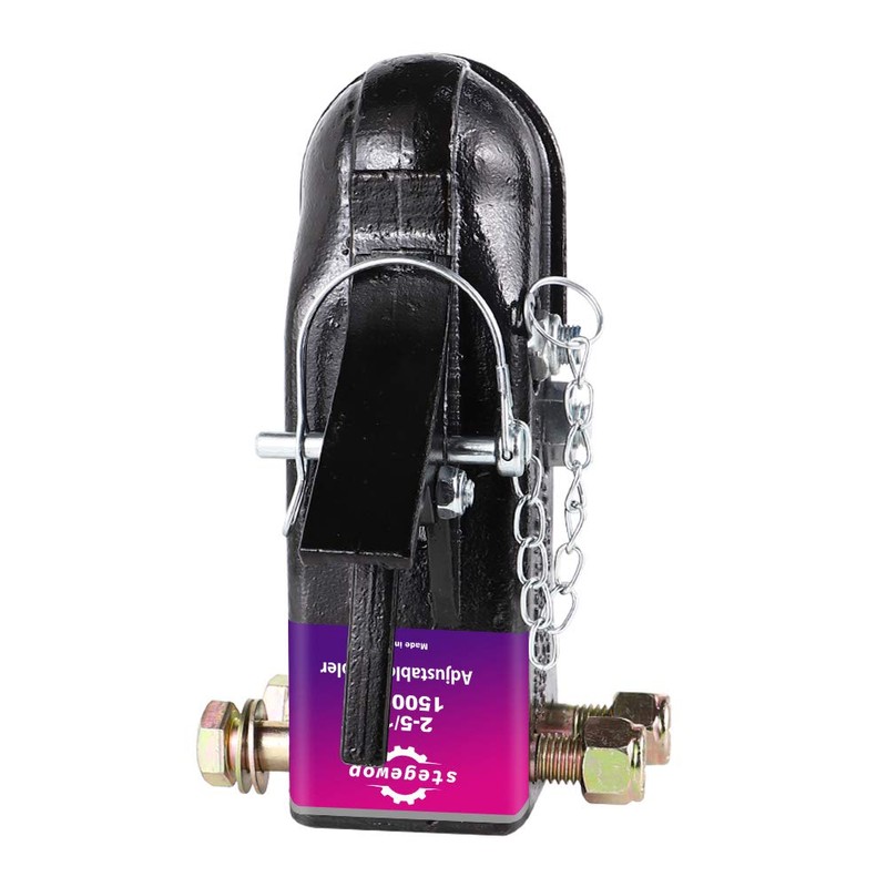 2-5/16" Heavy Duty Adjustable Trailer Coupler Channel-Mount SAE Class IV