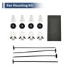 7 Inch Chrome Slim Push Pull Electric Radiator Cooling Fan