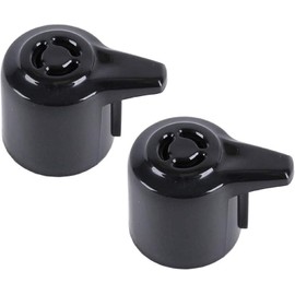 2 válvulas de liberación de vapor, válvula de presión universal para olla instantánea 3, 5, 6, 8 Qt de cuarto, mango de liberación de vapor accesorio para olla de presión eléctrica (DUO, negro)
