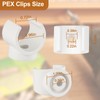 PEX Clips Pipe Clamp, 50Pcs 3/4 Inch Pipe Clamp For