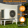Mini Split Stand, Heavy Duty Adjustable Mini Split Ground Stand