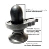 athizay black shivling 6 cm Made in Banaras Shiva Lingam