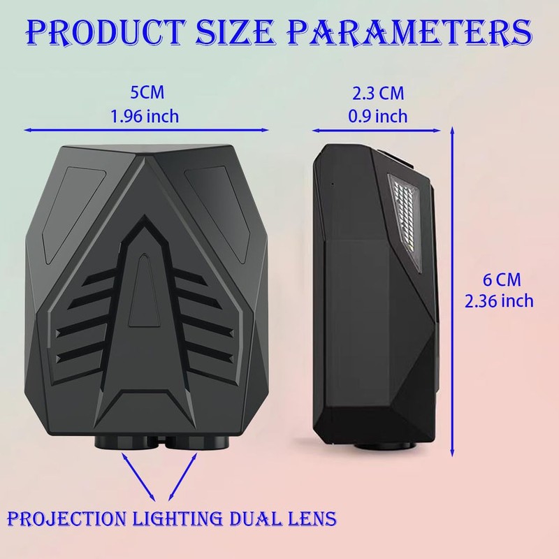 2 Pcs Car Door Projector Lights,Car Door Lights Logo Projector,Welcome