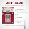 Organ Needles Anti-Glue Sewing Machine Needles Non-Stick 75/11 Size in