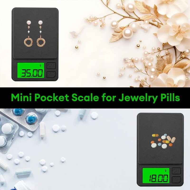 Digital Pocket Scale 1000g/0.01g – High Precision Mini Scales with