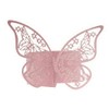 Lavandi 100pcs 3D New Butterfly Paper Napkin Rings Weddings Party