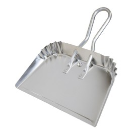 Quickie Bulldozer 17" Aluminum Dust Pan, for Heavy Duty Dusting and Debris Collection