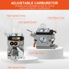 Carburetor Air Filter Kit for Husqvarna 122HD45 122HD60 Redmax CHT220