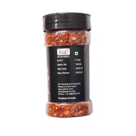 Yathini Oven dried Ghost Chilli Pepper flakes 57gram/2oz - Bhut Jolokia Non-GMO sourced from Assam