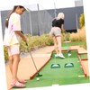 Totority 2pcs Golf Putting Hole Cups with Flags Portable Golf