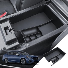 LANTU for 2025 Outback Center Console Organizer Subaru Outback Legacy 2020-2022 2023 2024 2025 Accessories Armrest Tray Middle Storage Box Insert Container Durable ABS Plastic-Upper Box