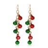 Cute Jingle Bell Xmas Drop Dangle Studs Earrings for Women