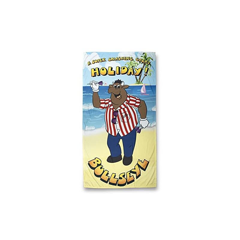 Bullseye Bully TV Dart Game Show Beach Holiday Towel