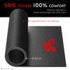 Crostice Bike Trainer Mat Compatible with Peloton Bike, for Treadmill