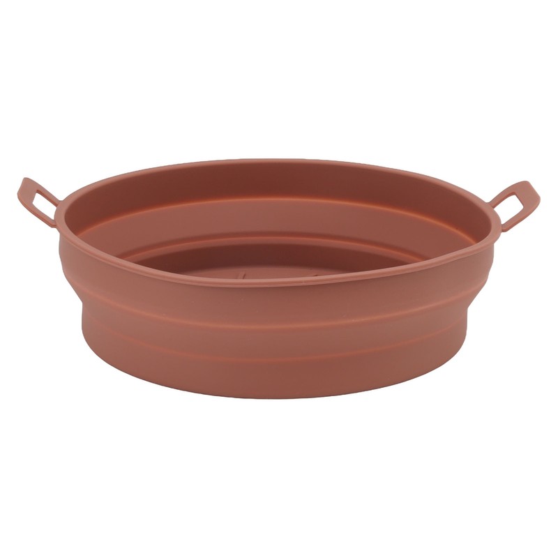 2PCS Fryer Silicone Liners Round 21cm Diameter with Handle Fryer