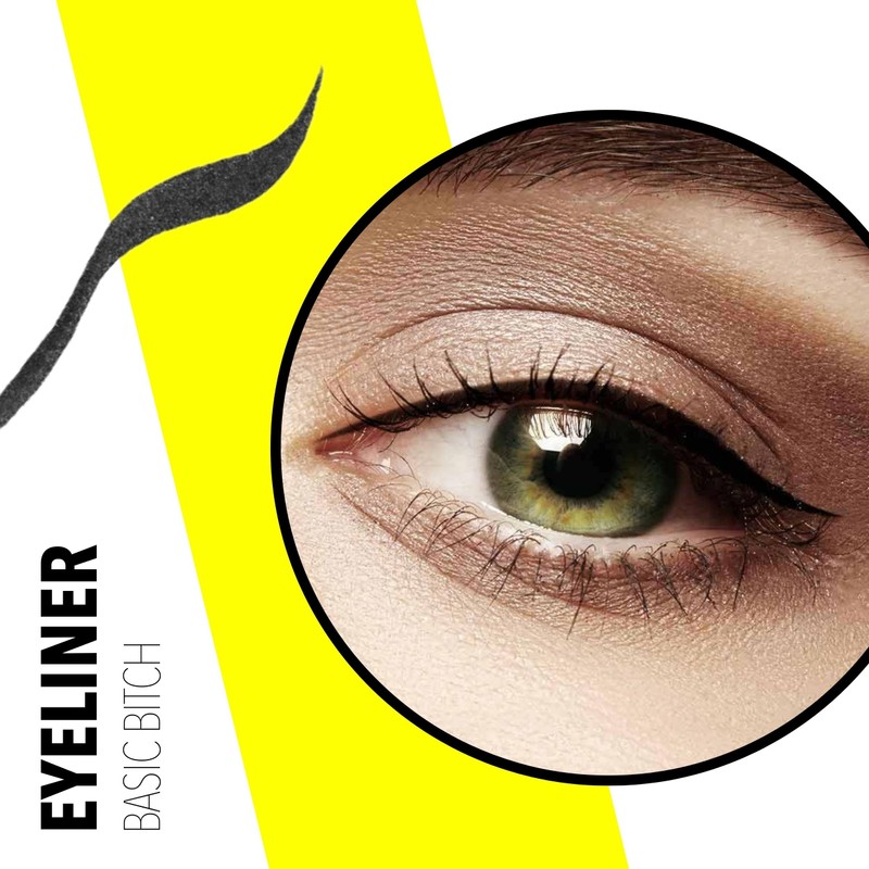 Banana Beauty Eyeliner Black (Basic ) - Waterproof Make Up
