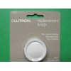 White (4) White LUTRON Knobs for Volume Control, dimmer, fan