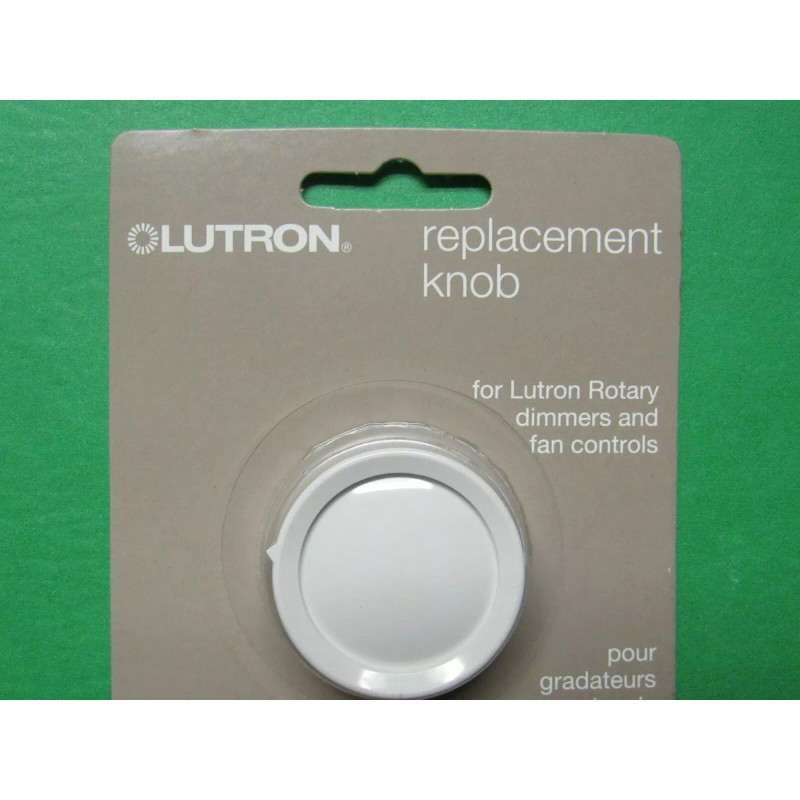 White (4) White LUTRON Knobs for Volume Control, dimmer, fan