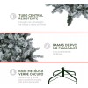 ZHU G Arbol Pino De Navidad Artificial Nevado 1.50 Mt