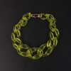 Wiwpar Acrylic Choker Necklace Statement Chunky Fashion Acrylic Necklace Colorful
