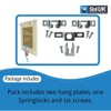 Anti Theft Security Picture Hangers Kit Spring Lock Quick Release