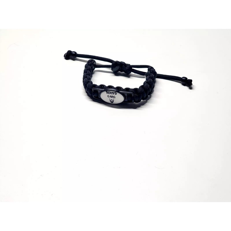 Beard Gang Adjustable Charm Bracelet Wristband