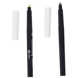 Ranger Fine & Broad Nib Letter It Medium Pen Set, 2 Count (Pack of 1), Black White