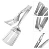 BIUDECO Cooking Gadgets Metal Spatula Stainless Steel Tong for Steak
