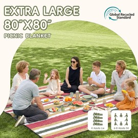 Genovega Waterproof Beach Blanket Picnic Outdoor Mat Rug Mama Mommy Mom Ever from Daughter Son Birthday Groom Bride Law Step Stepmom Present Regalos para