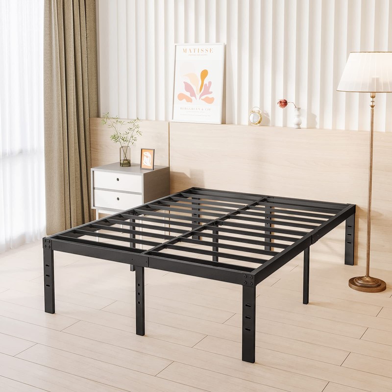 COMASACH 16 Inch Bed Frames Queen Size 3500 lbs Heavy