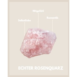 GD GOOD.designs Pearl Bracelet with Real 8 mm Natural Stones and 925 Real Silver Pearl, Elastic Ball Bracelet for Men and Women, 16 cm, Stone, rose quartz