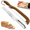 SeLucky 2 Pack Sourdough Bread Knife for Homemade Bread, Serrated
