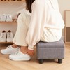 BAKSEA Small Foot Stool Under Desk Foot Stools Ottoman Footstool