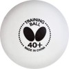 Butterfly 95840 Table Tennis Balls, Training Balls, 40+ White, 10