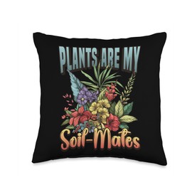 Ethnobotany Plants Soil-Mates Plant Genetics Ethnobotanist Throw Pillow